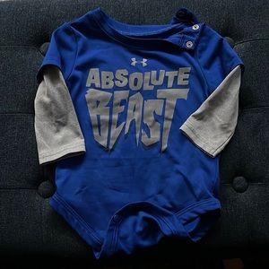 Under Armour long sleeve onesie